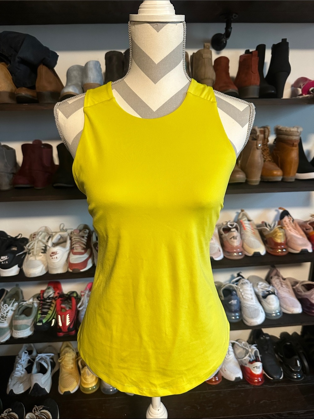 Spyder Neon Yellow/Green Performance Tank Top